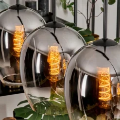 hofstein Vevino Suspension Chrome, Clair, 4 lumières