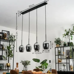 hofstein Vevino Suspension Chrome, 4 lumières