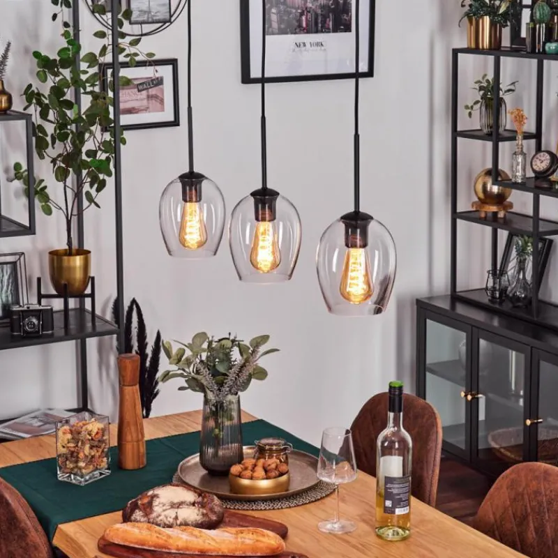 hofstein Vevino Suspension Clair, 3 lumières