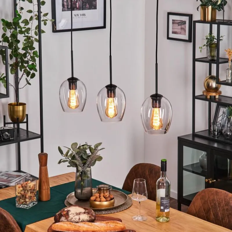 hofstein Vevino Suspension Clair, 3 lumières