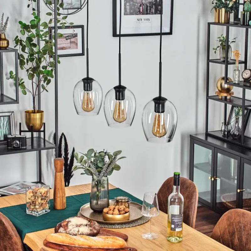 hofstein Vevino Suspension Clair, 3 lumières