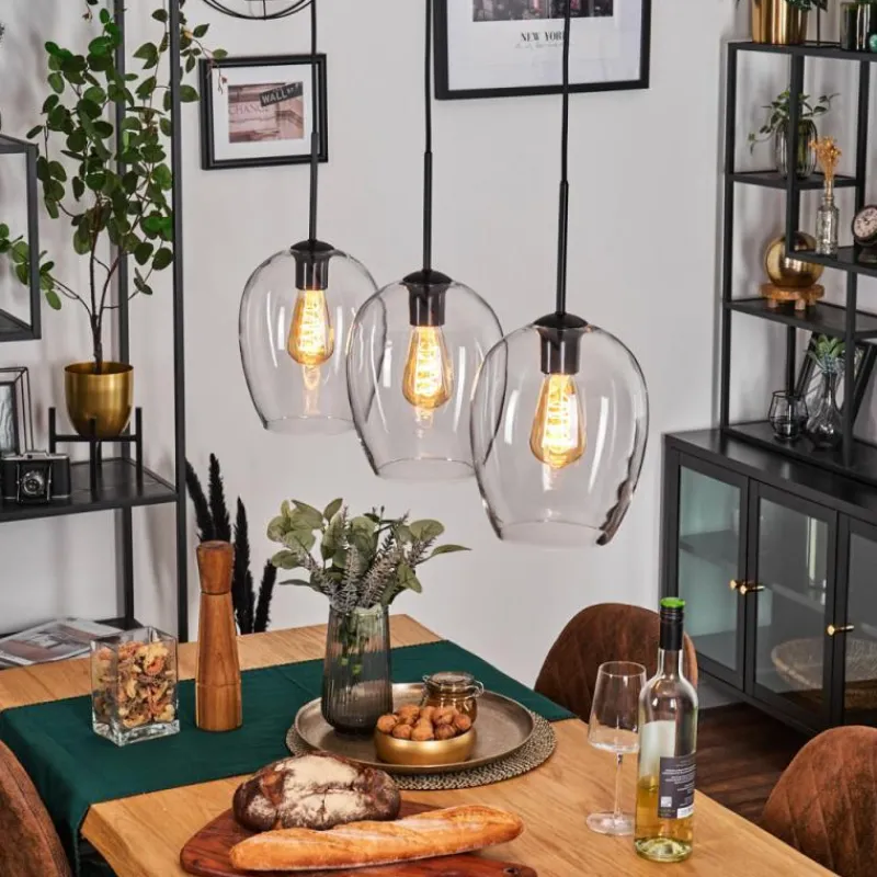 hofstein Vevino Suspension Clair, 3 lumières