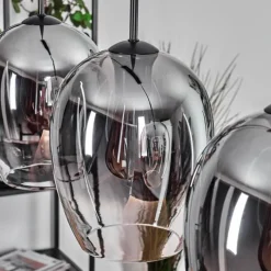 hofstein Vevino Suspension Clair, Fumé, 3 lumières