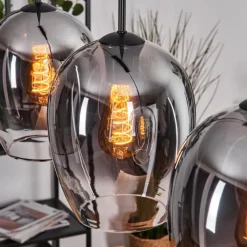 hofstein Vevino Suspension Clair, Fumé, 3 lumières