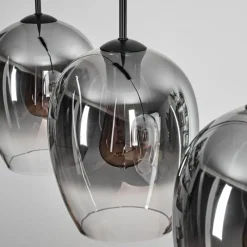 hofstein Vevino Suspension Clair, Fumé, 3 lumières