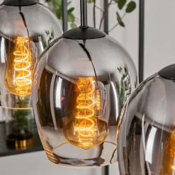 hofstein Vevino Suspension Clair, Fumé, 4 lumières