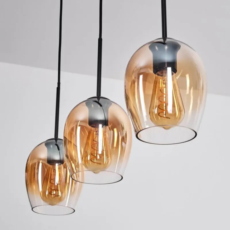 hofstein Vevino Suspension Noir, 3 lumières