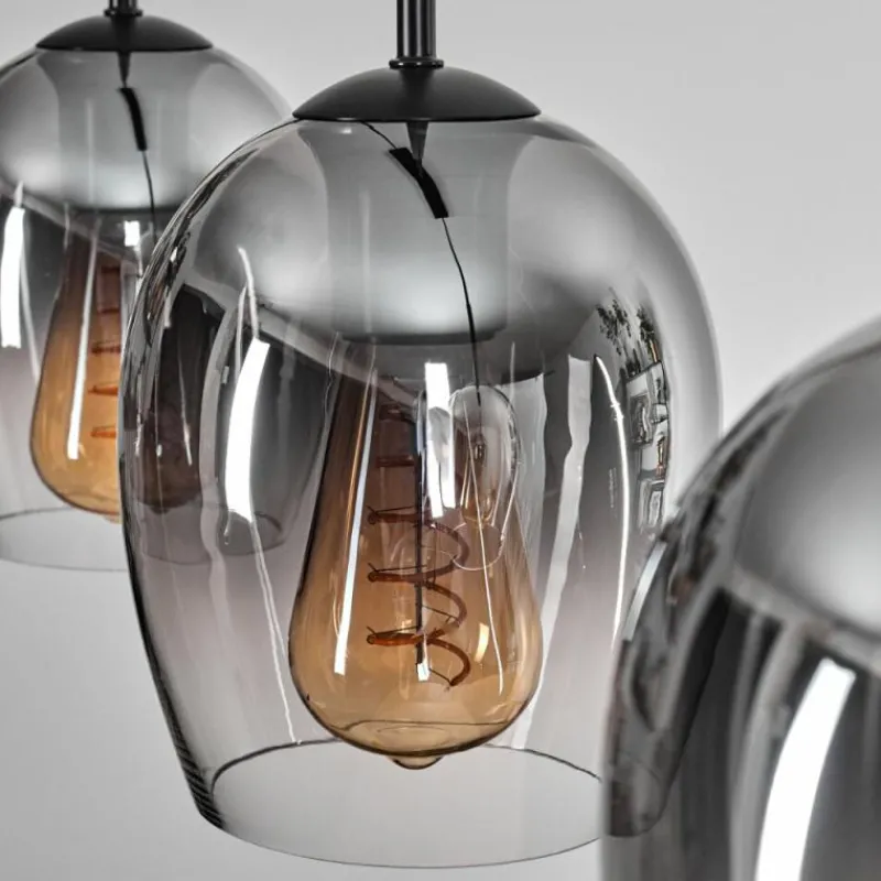 hofstein Vevino Suspension Noir, 3 lumières