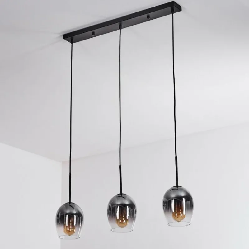 hofstein Vevino Suspension Noir, 3 lumières