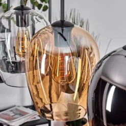 hofstein Vevino Suspension Noir, 3 lumières