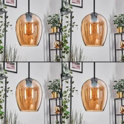 hofstein Vevino Suspension Noir, 3 lumières