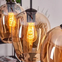 hofstein Vevino Suspension Noir, 3 lumières