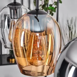 hofstein Vevino Suspension Noir, 3 lumières