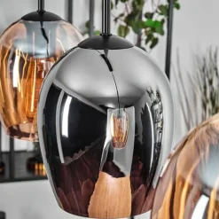 hofstein Vevino Suspension Noir, 3 lumières