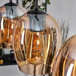 hofstein Vevino Suspension Noir, 3 lumières