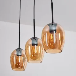 hofstein Vevino Suspension Noir, 3 lumières