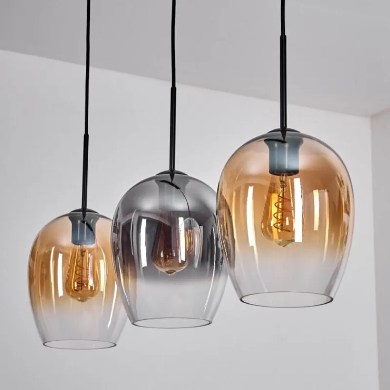 hofstein Vevino Suspension Noir, 3 lumières