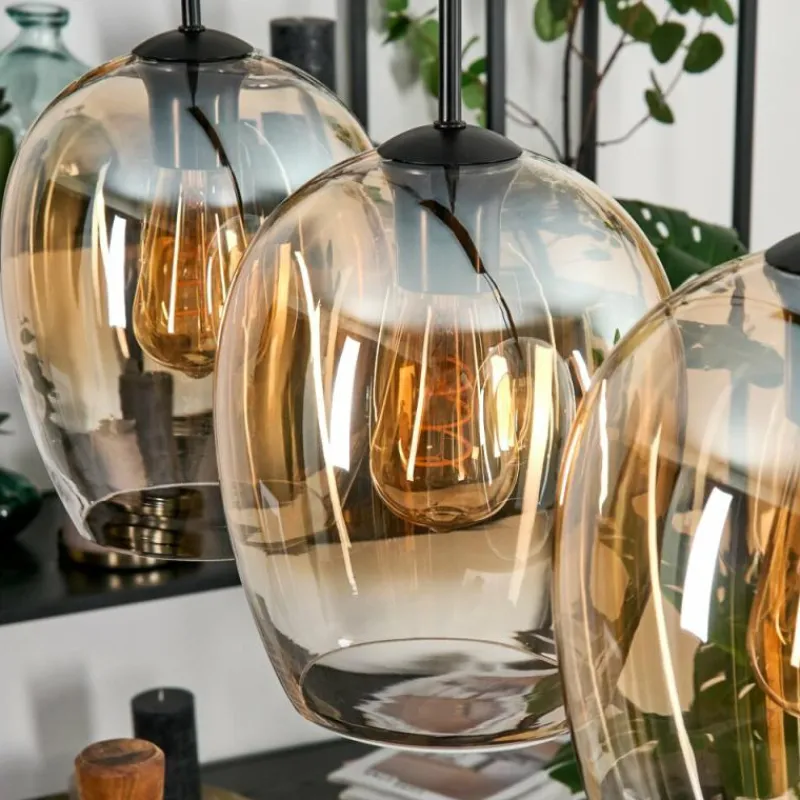 hofstein Vevino Suspension Noir, 4 lumières