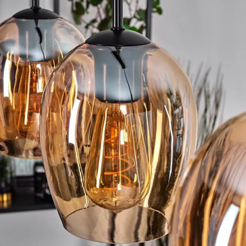 hofstein Vevino Suspension Noir, 4 lumières