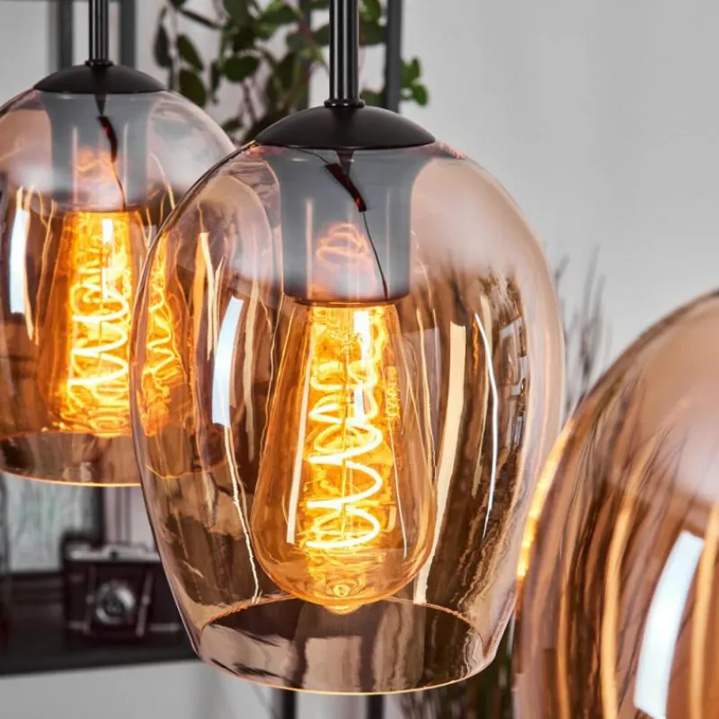 hofstein Vevino Suspension Noir, 4 lumières