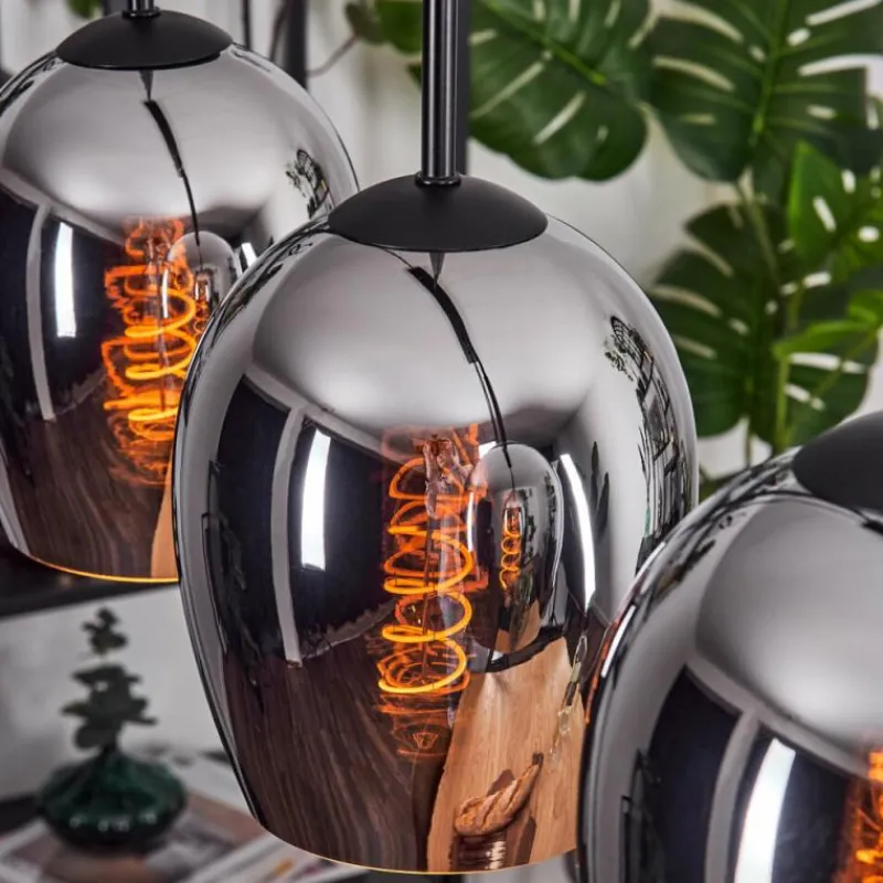 hofstein Vevino Suspension Noir, 5 lumières