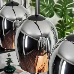 hofstein Vevino Suspension Noir, 5 lumières