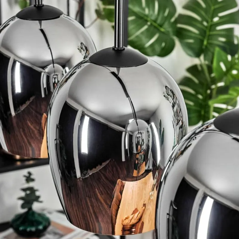 hofstein Vevino Suspension Noir, 5 lumières