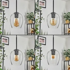 hofstein Vevino Suspension Noir, 5 lumières