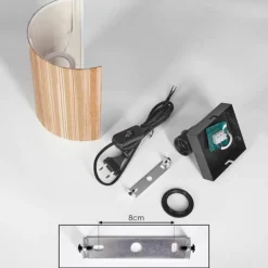 Luminaires Scandinaves-hofstein Viadores Luminaire Up & Down, Applique murale Noir, 1 lumière