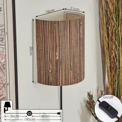 Luminaires Scandinaves-hofstein Viadores Luminaire Up & Down, Applique murale Noir, 1 lumière