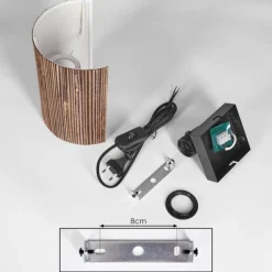 Luminaires Scandinaves-hofstein Viadores Luminaire Up & Down, Applique murale Noir, 1 lumière