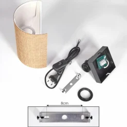 Luminaires Scandinaves-hofstein Viadores Luminaire Up & Down, Applique murale Noir, 1 lumière