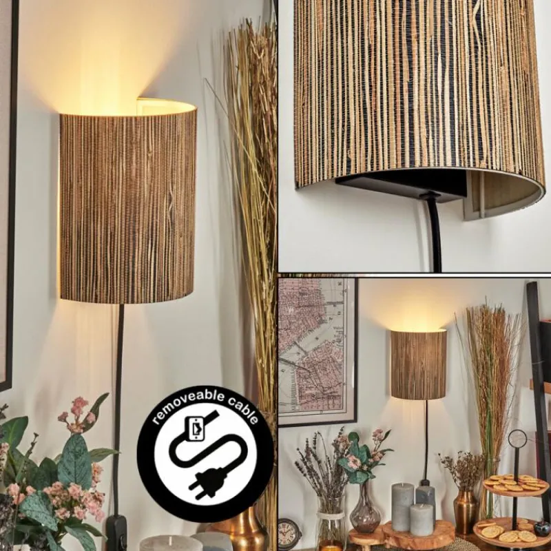 Luminaires Scandinaves-hofstein Viadores Luminaire Up & Down, Applique murale Noir, 1 lumière