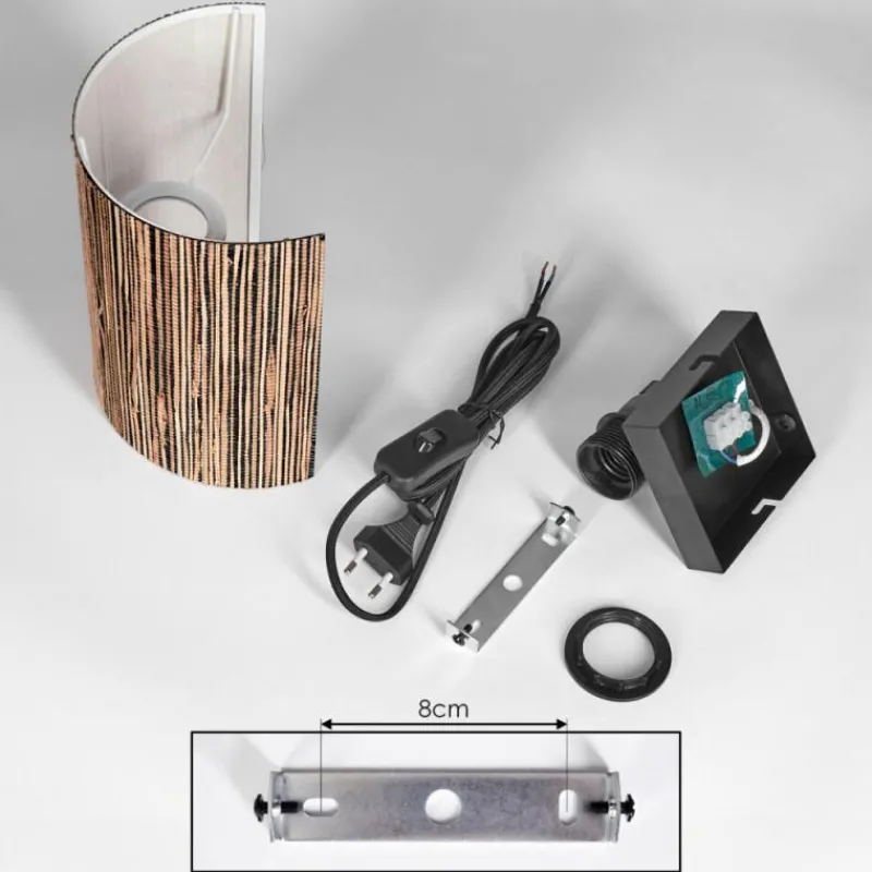 Luminaires Scandinaves-hofstein Viadores Luminaire Up & Down, Applique murale Noir, 1 lumière