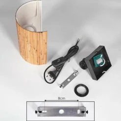 Luminaires Scandinaves-hofstein Viadores Luminaire Up & Down, Applique murale Noir, 1 lumière