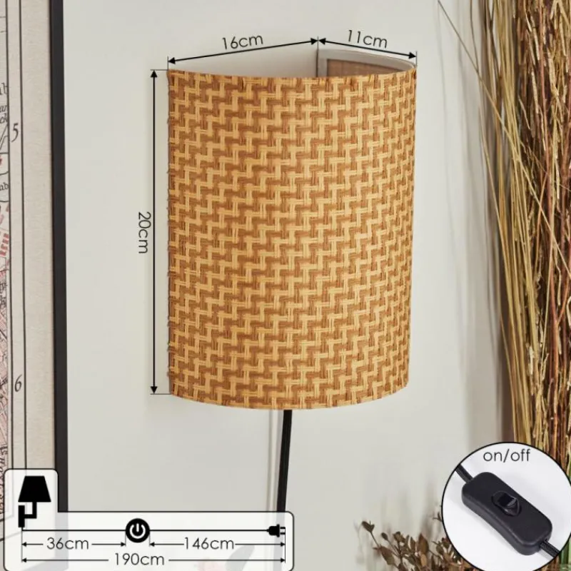 Luminaires Scandinaves-hofstein Viadores Luminaire Up & Down, Applique murale Noir, 1 lumière