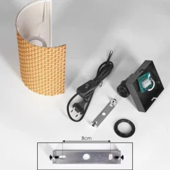 Luminaires Scandinaves-hofstein Viadores Luminaire Up & Down, Applique murale Noir, 1 lumière