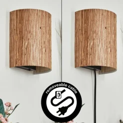 Luminaires Scandinaves-hofstein Viadores Luminaire Up & Down, Applique murale Noir, 1 lumière