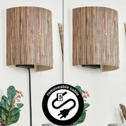 Luminaires Scandinaves-hofstein Viadores Luminaire Up & Down, Applique murale Noir, 1 lumière