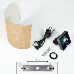 Luminaires Scandinaves-hofstein Viadores Luminaire Up & Down, Applique murale Noir, 1 lumière