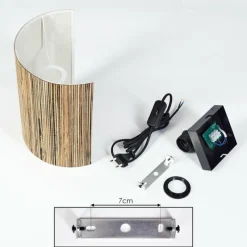 Luminaires Scandinaves-hofstein Viadores Luminaire Up & Down, Applique murale Noir, 1 lumière