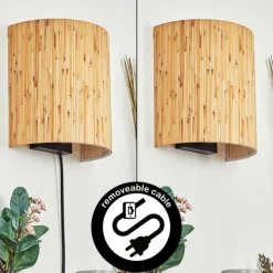 Luminaires Scandinaves-hofstein Viadores Luminaire Up & Down, Applique murale Noir, 1 lumière