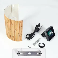 Luminaires Scandinaves-hofstein Viadores Luminaire Up & Down, Applique murale Noir, 1 lumière