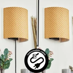 Luminaires Scandinaves-hofstein Viadores Luminaire Up & Down, Applique murale Noir, 1 lumière