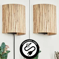 Luminaires Scandinaves-hofstein Viadores Luminaire Up & Down, Applique murale Noir, 1 lumière