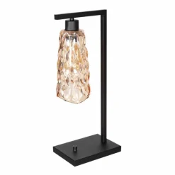 Luminaires Steinhauer Vidrio Lampe à poser Noir, 1 lumière