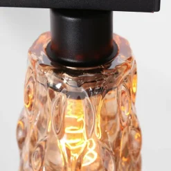 Luminaires Steinhauer Vidrio Suspension Noir, 3 lumières