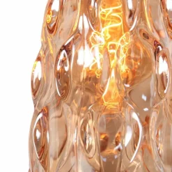 Luminaires Steinhauer Vidrio Suspension Noir, 3 lumières