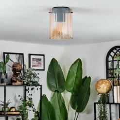 hofstein Vireda Plafonnier, Spot de plafond Noir, 1 lumière