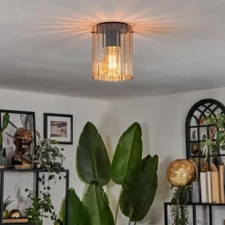 hofstein Vireda Plafonnier, Spot de plafond Noir, 1 lumière